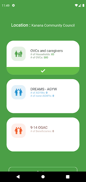 Lesotho OVC-DREAMS Screenshot 2