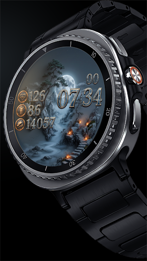 Landscape mountain Watch Face Screenshot 3