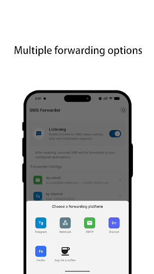 SMS Forwarder Screenshot 1