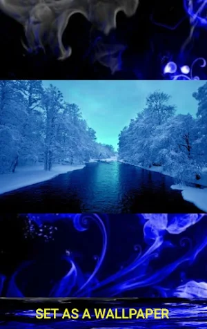 blue wallpaper Screenshot 3