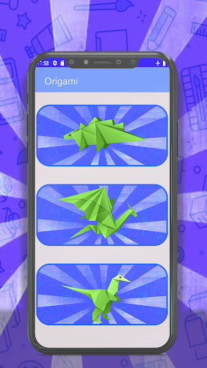 how to make Origami Dinosaurs Screenshot 1