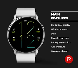 Green Light Pro Watch Face Screenshot 1