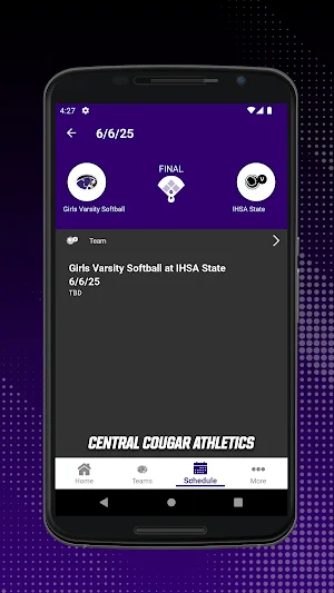 Central Cougars Athletics Screenshot 2