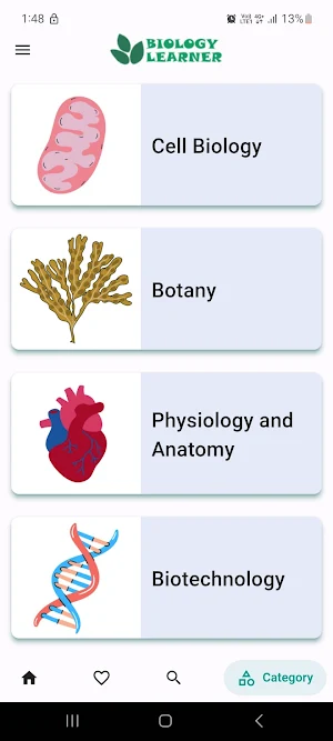 Biology Learner Screenshot 1