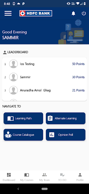 HDFC BANK Mpower Learning App Screenshot 2