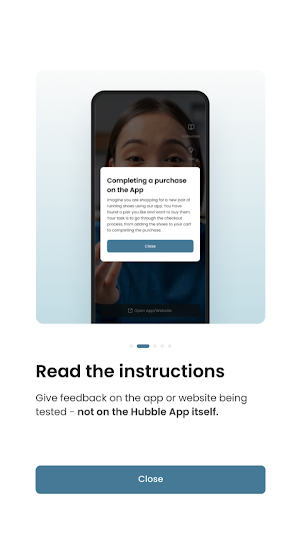 Hubble Testing App Screenshot 1