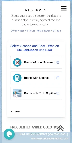 Rent a boat in Mallorca (alcud Screenshot 0