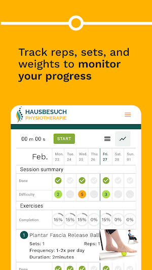 MKB Physio Screenshot 2