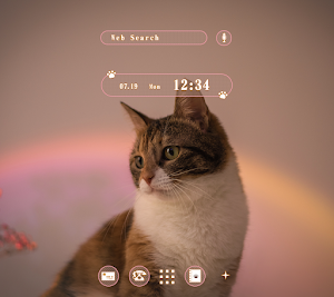 Tranquil Feline Vibes Theme Screenshot 0