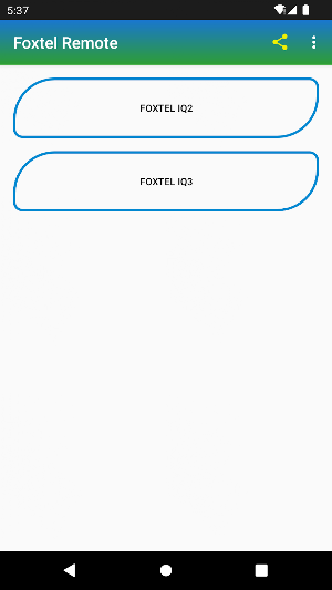 Remote Control for Foxtel IQ Screenshot 0