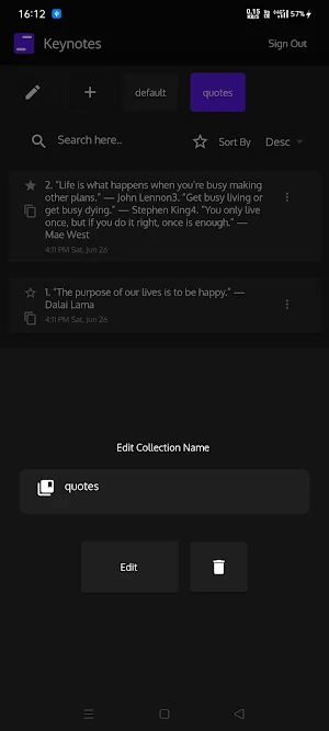 Keynotes Screenshot 3