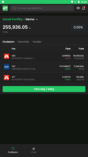 Anlık Fon Tahmini Screenshot 0