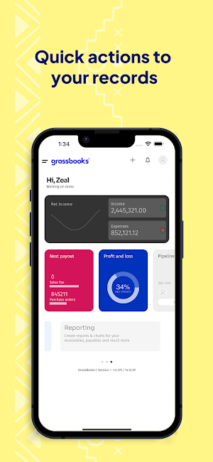 GrossBooks Screenshot 1
