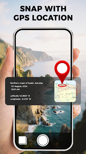 GPS Map Cam: Photo Location Screenshot 0