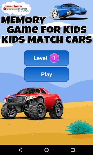 Game for Kids: Kids Match Cars Screenshot 0