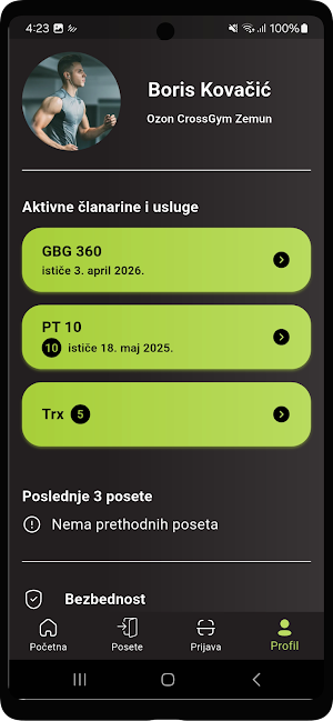 Ozon Crossgym Screenshot 3