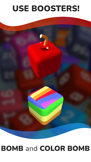 Crush Cube: 2048 3D merge game Screenshot 3
