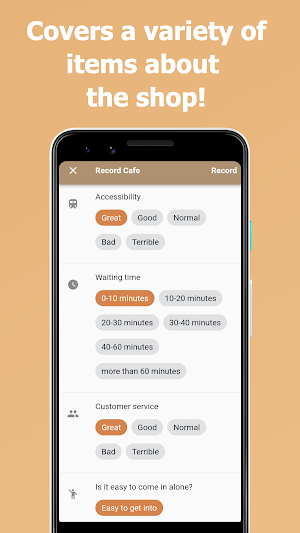 CafeDays - Easy cafe recording Screenshot 3