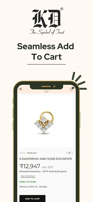 KDamjibhai Jewellers Screenshot 1