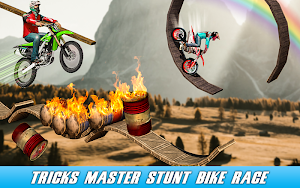 Bike Stunt Racing 3D - Moto Bike Race Game Screenshot 0