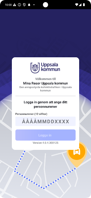 Mina resor Uppsala kommun Screenshot 0