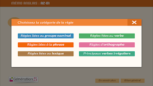Mémo anglais A2-B1 Screenshot 0