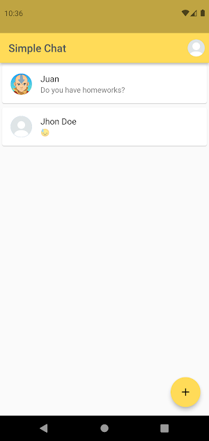 Simple Chat Screenshot 0