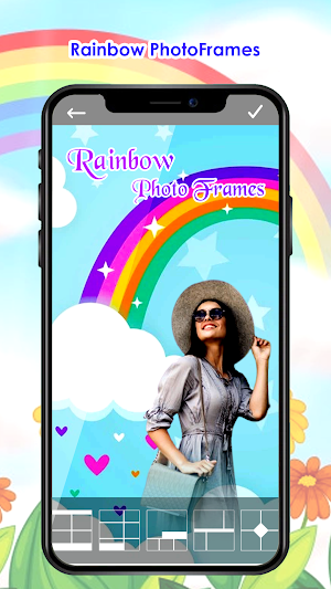 Rainbow Photo Editor &  Frames Screenshot 1