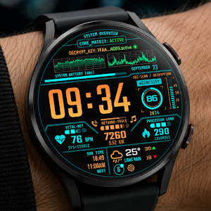 Cipher Dashboard Watch Face Screenshot 0