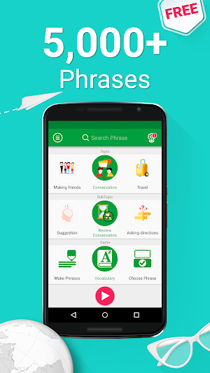 Speak English - 5000 Phrases & Sentences Screenshot 0