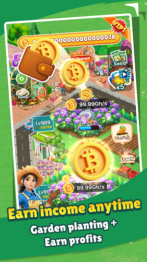 Bitcoin Master：Idle Flower Screenshot 0