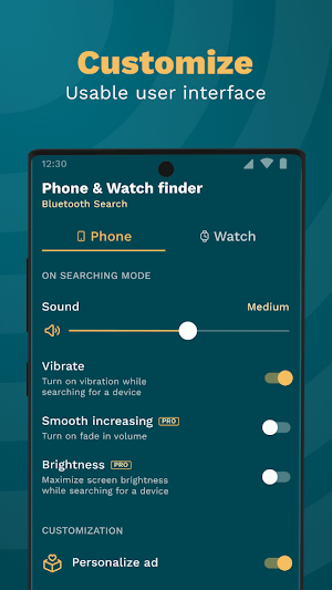 Phone & Watch finder Screenshot 2