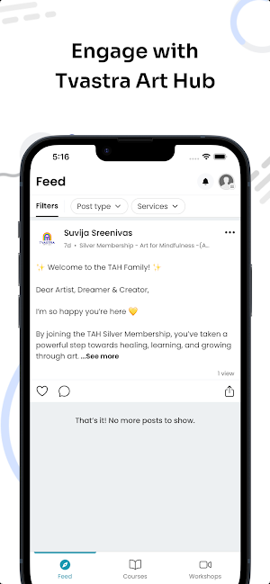 Tvastra Art Hub Screenshot 1