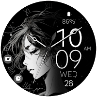 Anime v3 elegant watch face