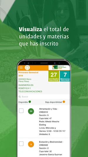 Inscripciones UDLAP Screenshot 2