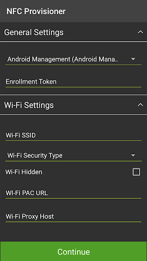 SureMDM NFC Provisioner Screenshot 2