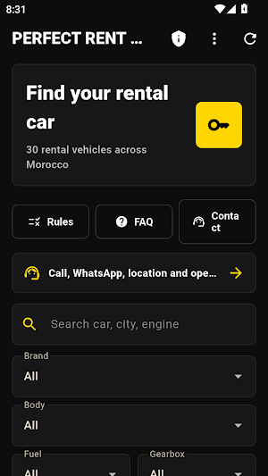 PERFECT RENT CAR Screenshot 2