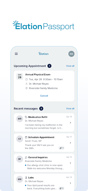 Elation Passport for Patients Screenshot 0