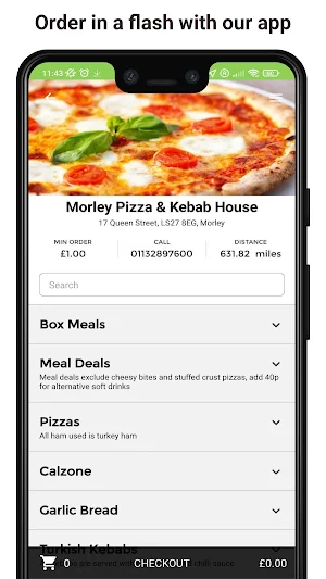 Morley Pizza & Kebab House Screenshot 1