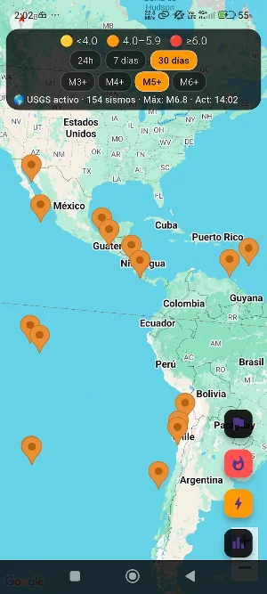 Fire Ring – Earthquake Tracker Screenshot 0
