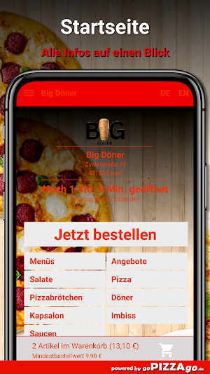 Big Döner App Screenshot 1