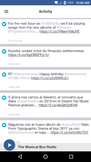 The Musical Box Radio Screenshot 1