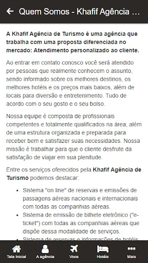 Khafif Agência de Turismo Screenshot 1