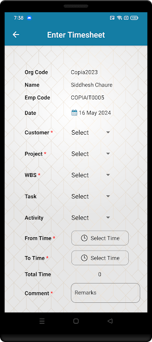 Team2Log Screenshot 2