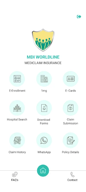 MDI Worldline Mediclaim Screenshot 1