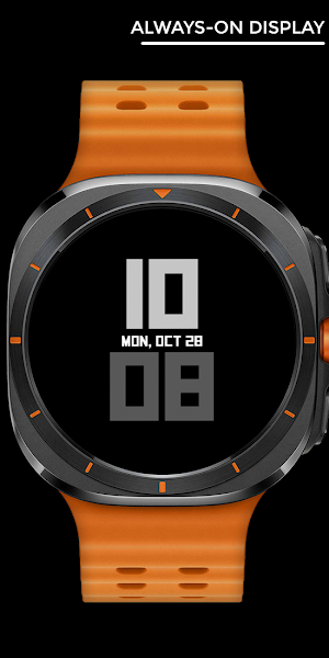 Nighty Digital 43 - watch face Screenshot 2