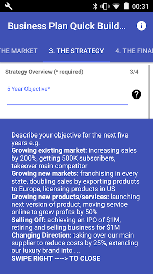 Business Plan Quick Builder Screenshot 3