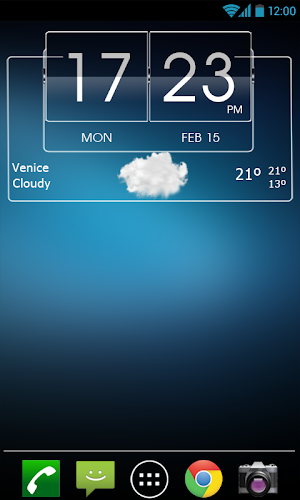 3D Flip Clock Theme Pack 06 Screenshot 0