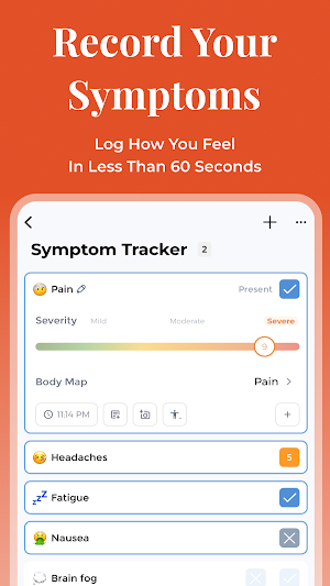 Pain Tracker Screenshot 1