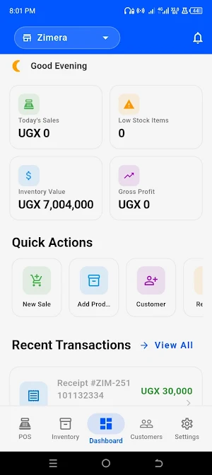 Tradezzila - Business Manager Screenshot 0